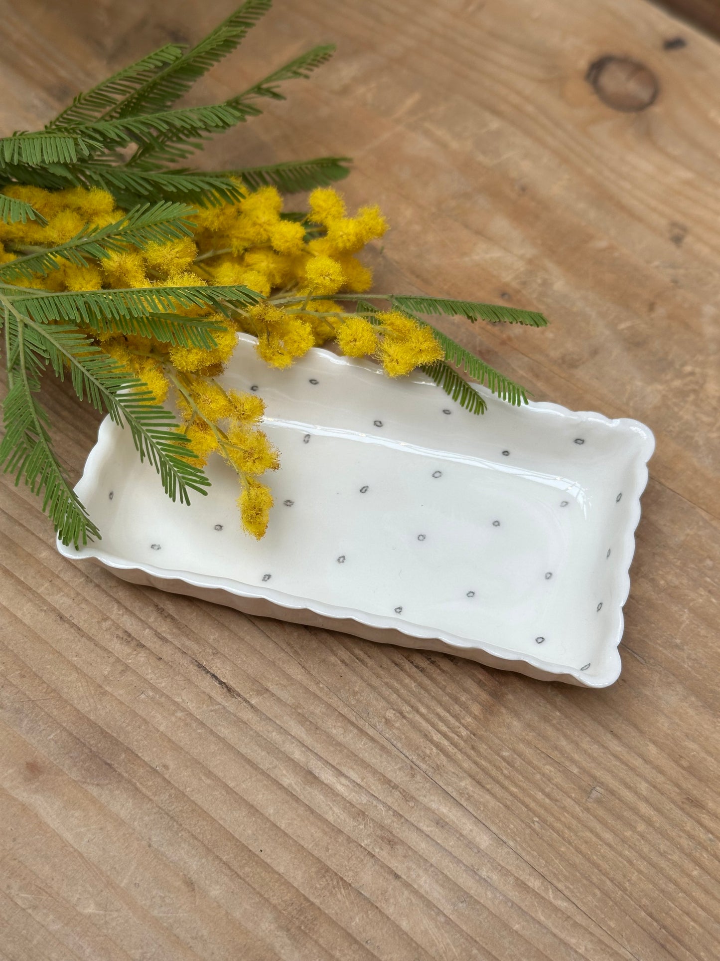 Mini coupelle rectangulaire